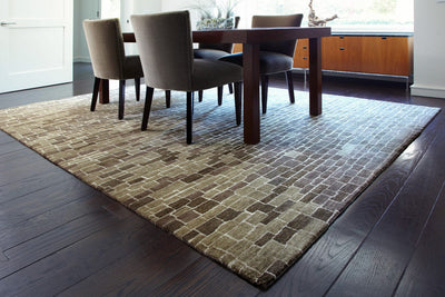 product image for Hermitage Hand Knotted Latte Rug 3 0