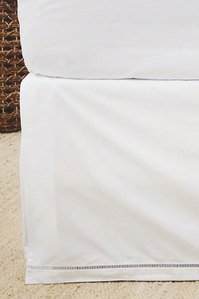 product image for Como Ladder Stitch Cotton Sateen Bedskirt 3 77