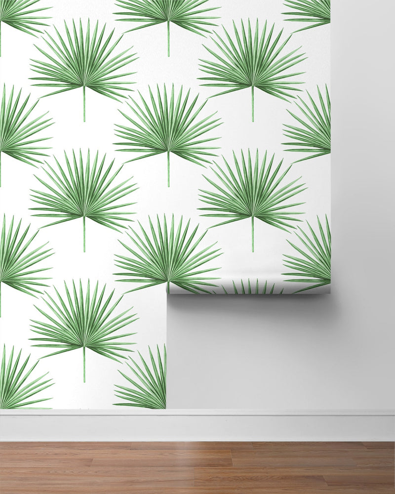 media image for Pacific Palm Peel & Stick Wallpaper in Greenery 239