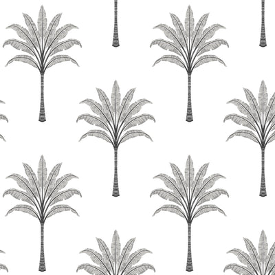 product image of Montgomery Palm Peel & Stick Wallpaper in Harbor Grey 580