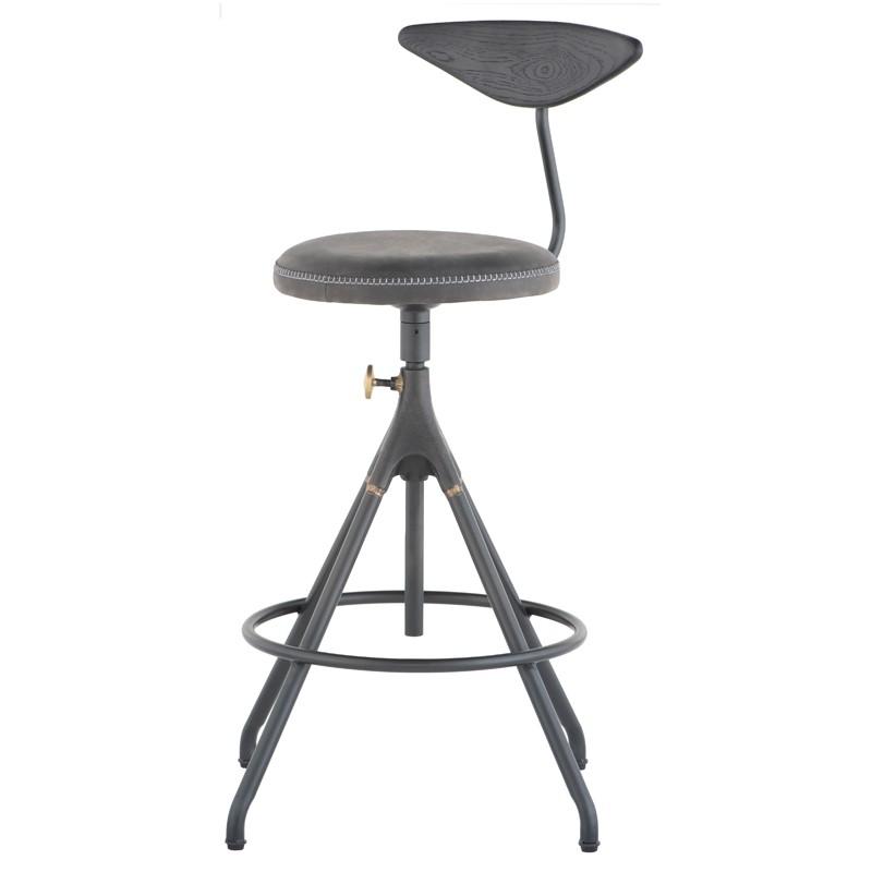 media image for 19.5" x 16.8" x 35.8-40.8" Akron Counter Stool by Nuevo 251