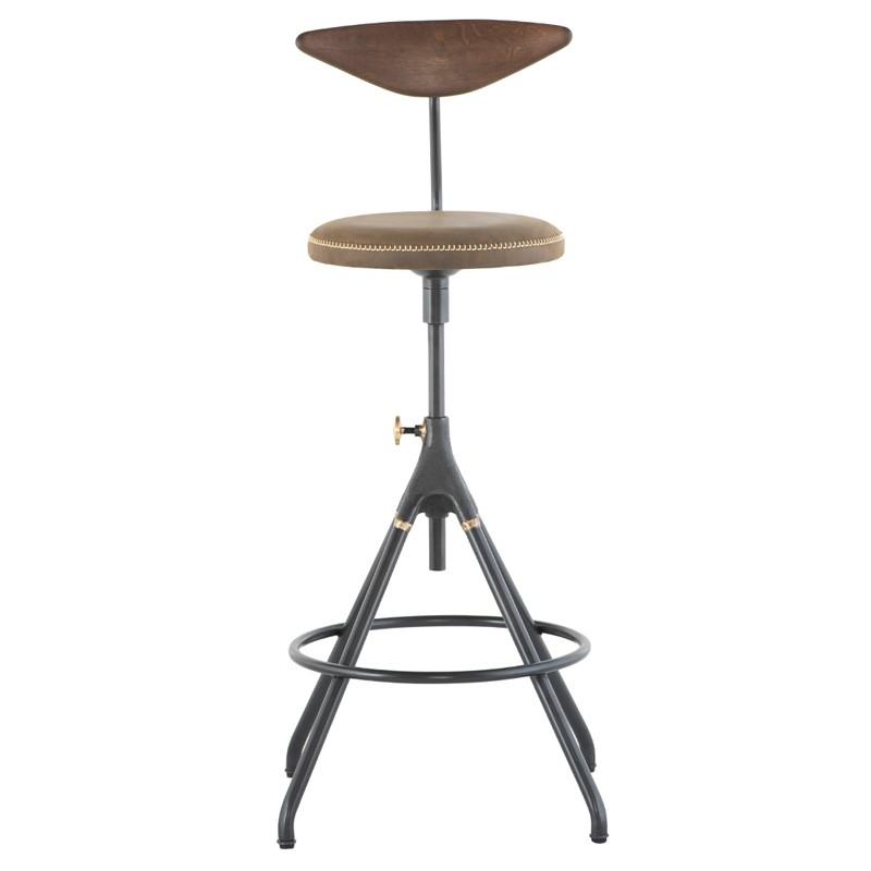 media image for 19.5" x 16.8" x 35.8-40.8" Akron Counter Stool by Nuevo 227