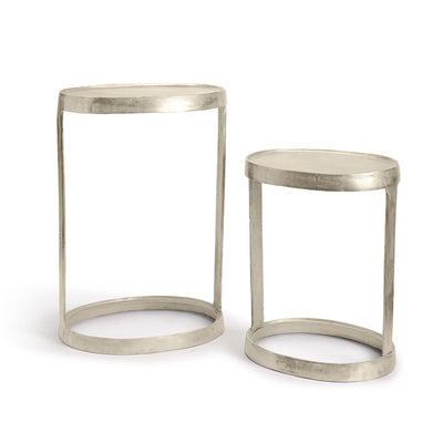 product image of Industrial Round Accent Nested Table Set Of 2 By Tozai Hit928 S2 1 534