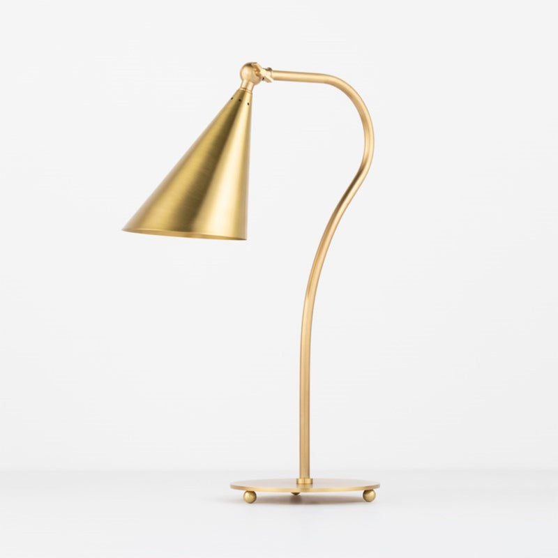 media image for lupe 1 light table lamp by mitzi hl285201 agb 1 252