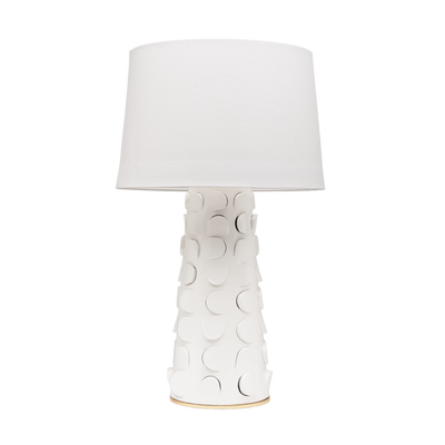 product image of naomi 1 light table lamp by mitzi hl335201 blk gl 1 531