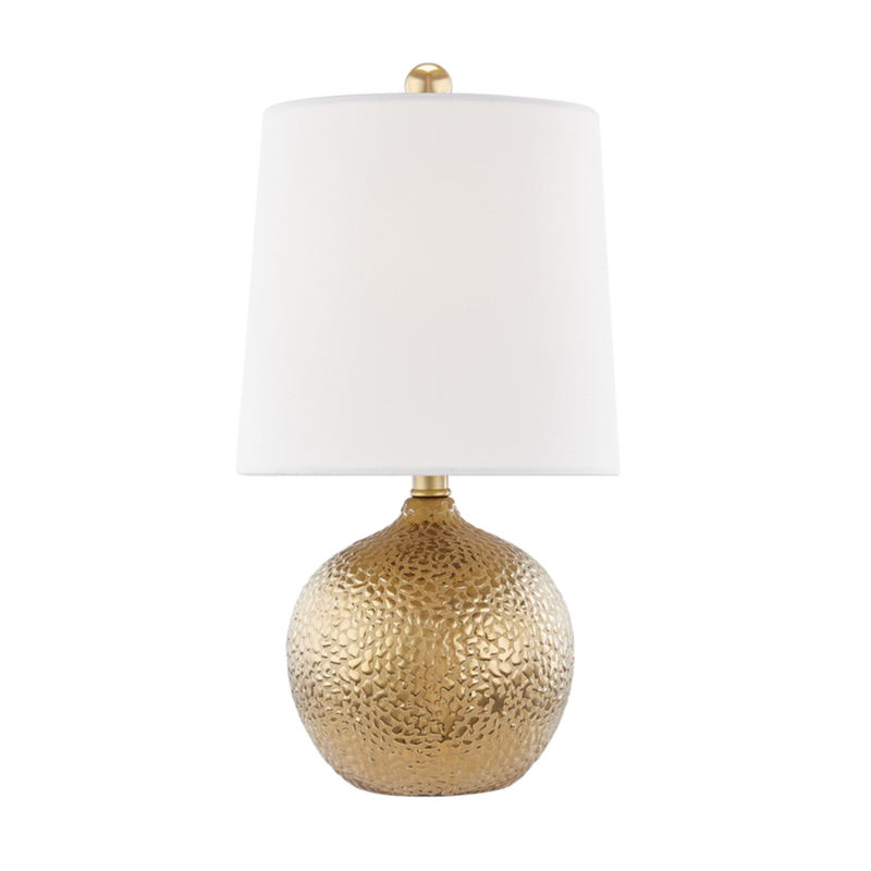 media image for heather 1 light table lamp by mitzi hl364201 gd 1 212