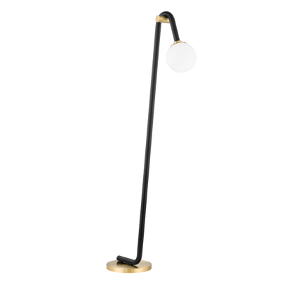 product image for whit 1 light floor lamp by mitzi hl382401 agb bk 1 90