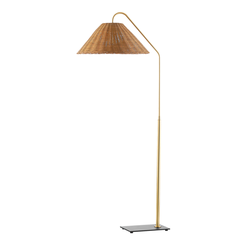media image for lauren 1 light floor lamp by mitzi hl599401 agb tbk 1 267