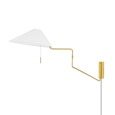 product image for aisa 1 light portable wall sconce by mitzi hl647201 agb 1 47