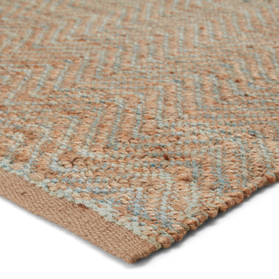 product image for reap chevron rug in candied ginger frosty green design by jaipur 7 37