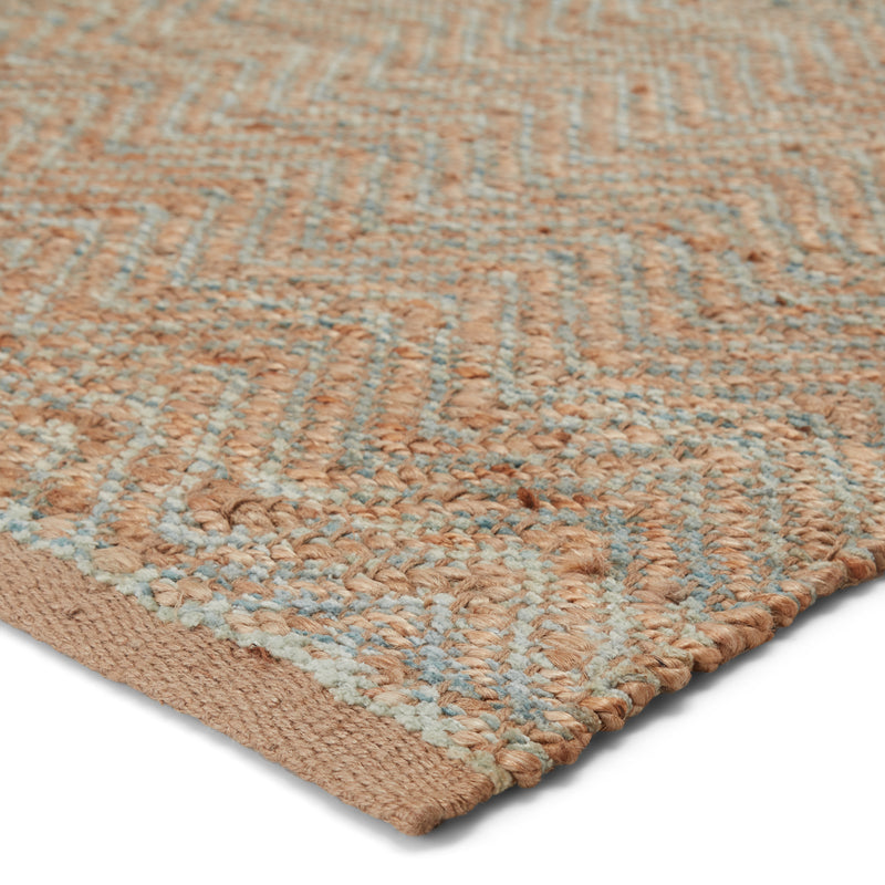 media image for reap chevron rug in candied ginger frosty green design by jaipur 7 287
