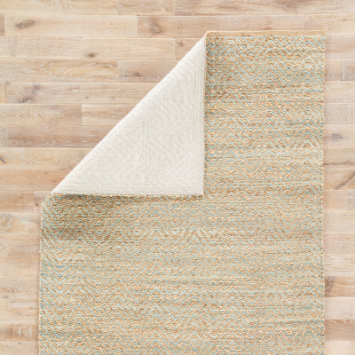 product image for reap chevron rug in candied ginger frosty green design by jaipur 3 85