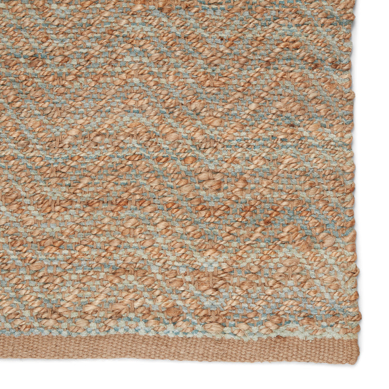 media image for reap chevron rug in candied ginger frosty green design by jaipur 9 260