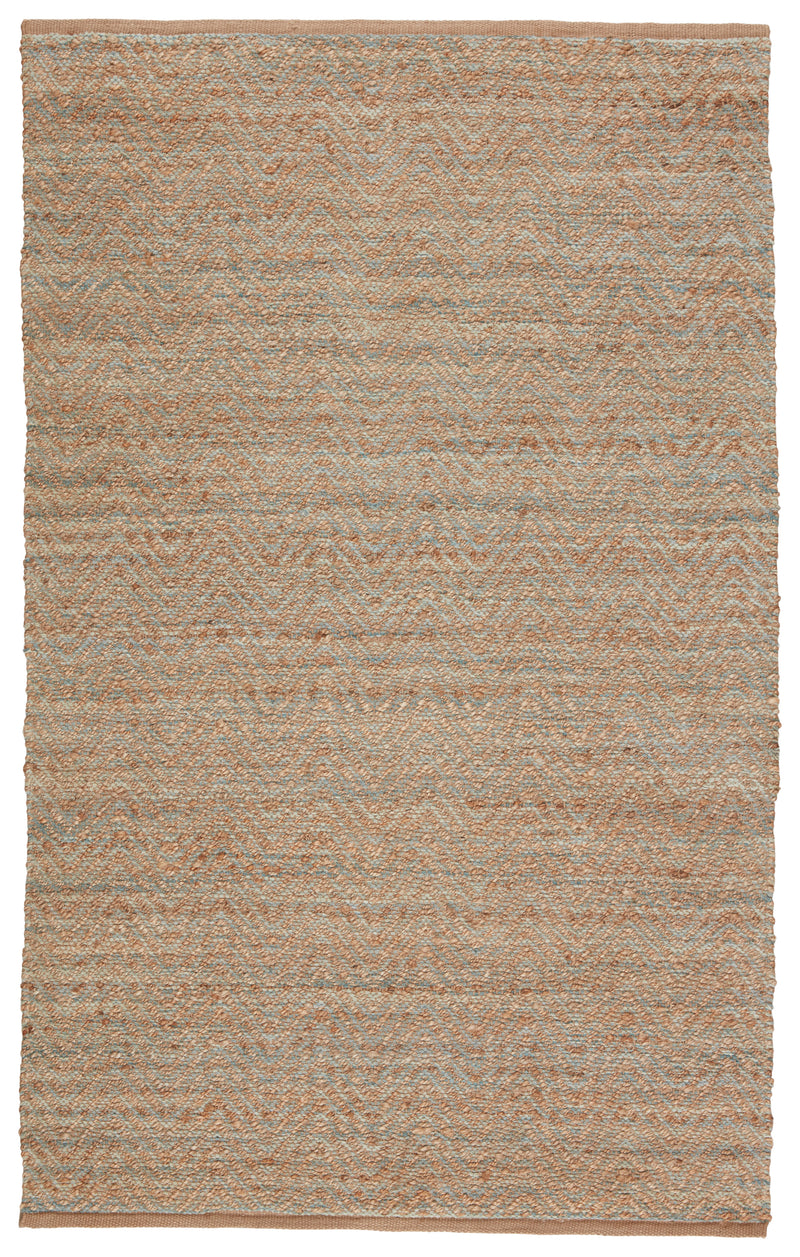 media image for reap chevron rug in candied ginger frosty green design by jaipur 6 250