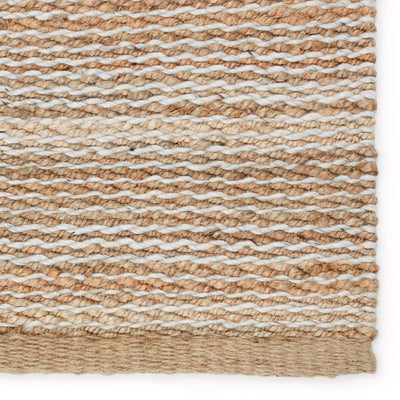 product image for harman natural handmade stripped ivory rug by kate lester rug153079 4 45