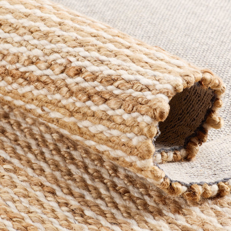 media image for harman natural handmade stripped ivory rug by kate lester rug153079 2 278
