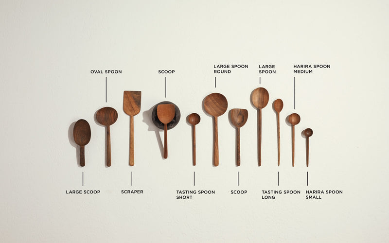 media image for Simple Walnut Spoon in Various Sizes design by Hawkins New York 269