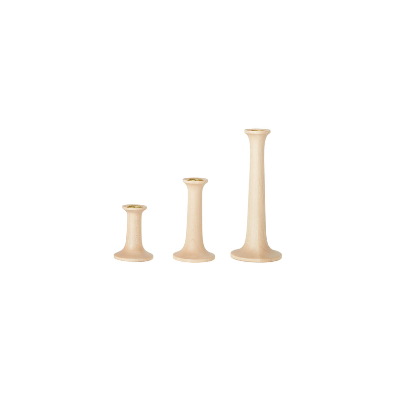 media image for Simple Oak & Maple Candle Holders in Various Sizes by Hawkins New York 238