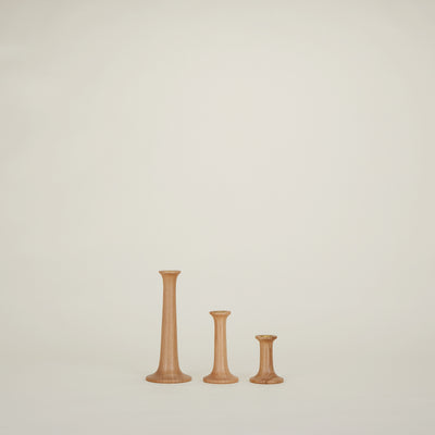 product image for Simple Oak & Maple Candle Holders in Various Sizes by Hawkins New York 83