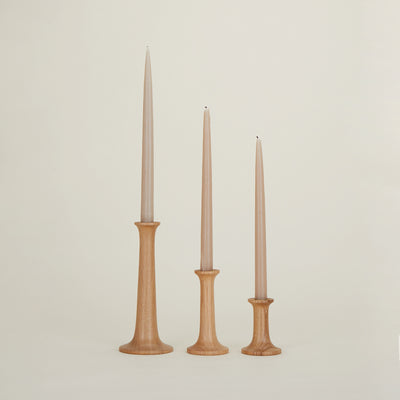 product image for Simple Oak & Maple Candle Holders in Various Sizes by Hawkins New York 23