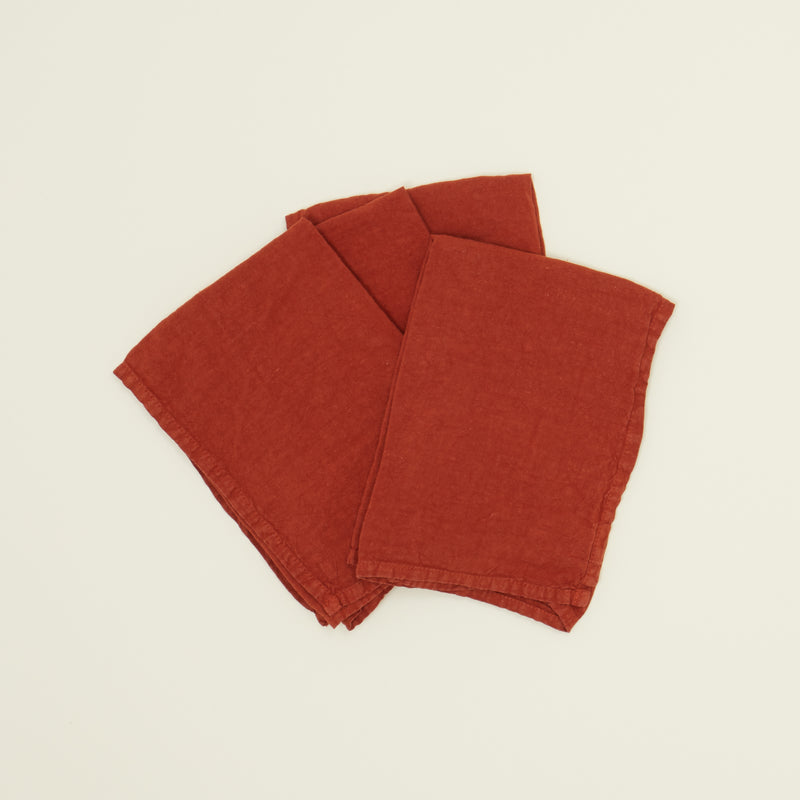 media image for Set of 4 Simple Linen Napkins in Various Colors by Hawkins New York 225