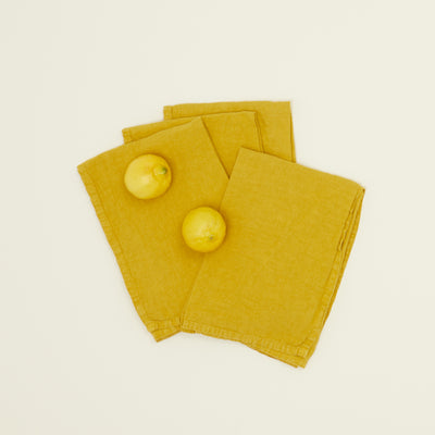 product image for Set of 4 Simple Linen Napkins in Various Colors by Hawkins New York 41