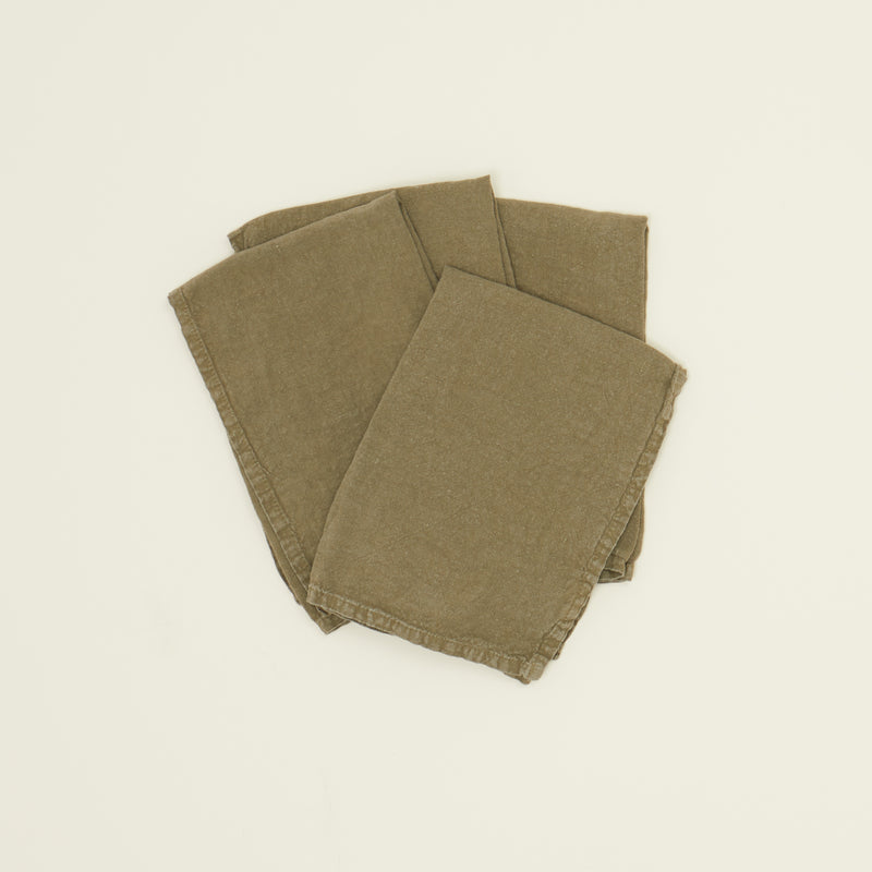 media image for Set of 4 Simple Linen Napkins in Various Colors by Hawkins New York 216