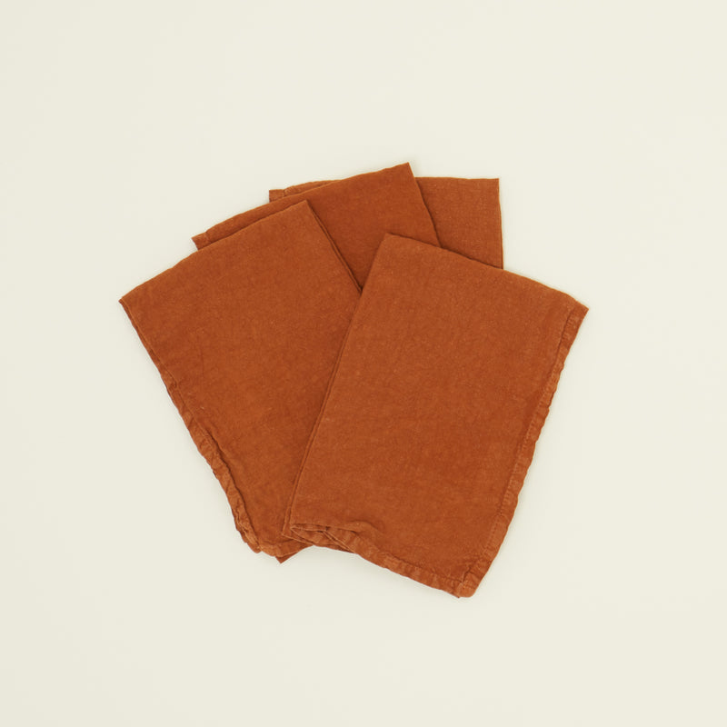 media image for Set of 4 Simple Linen Napkins in Various Colors by Hawkins New York 22