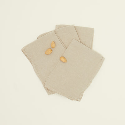 product image for Set of 4 Simple Linen Napkins in Various Colors by Hawkins New York 37