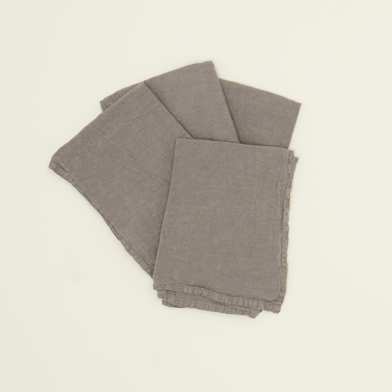 media image for Set of 4 Simple Linen Napkins in Various Colors by Hawkins New York 217