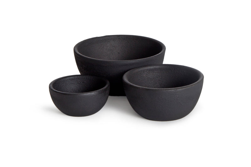 media image for SIMPLE CAST IRON BOWLS - Set of 5 by Hawkins New York 276
