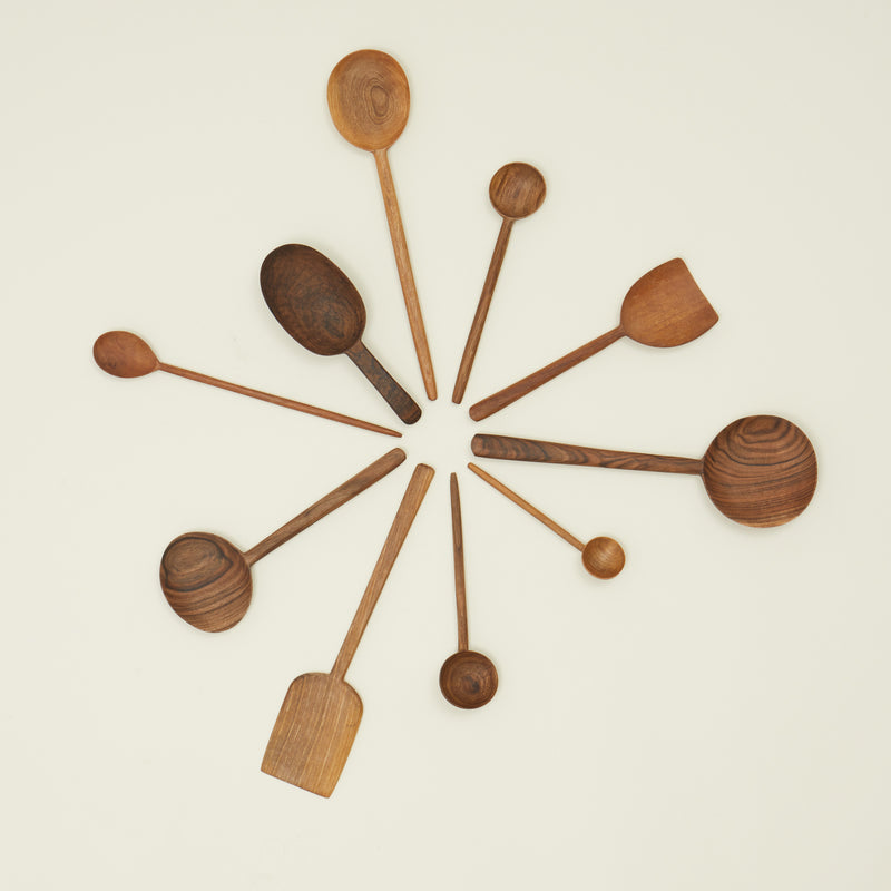 media image for Simple Walnut Spoon in Various Sizes by Hawkins New York 219