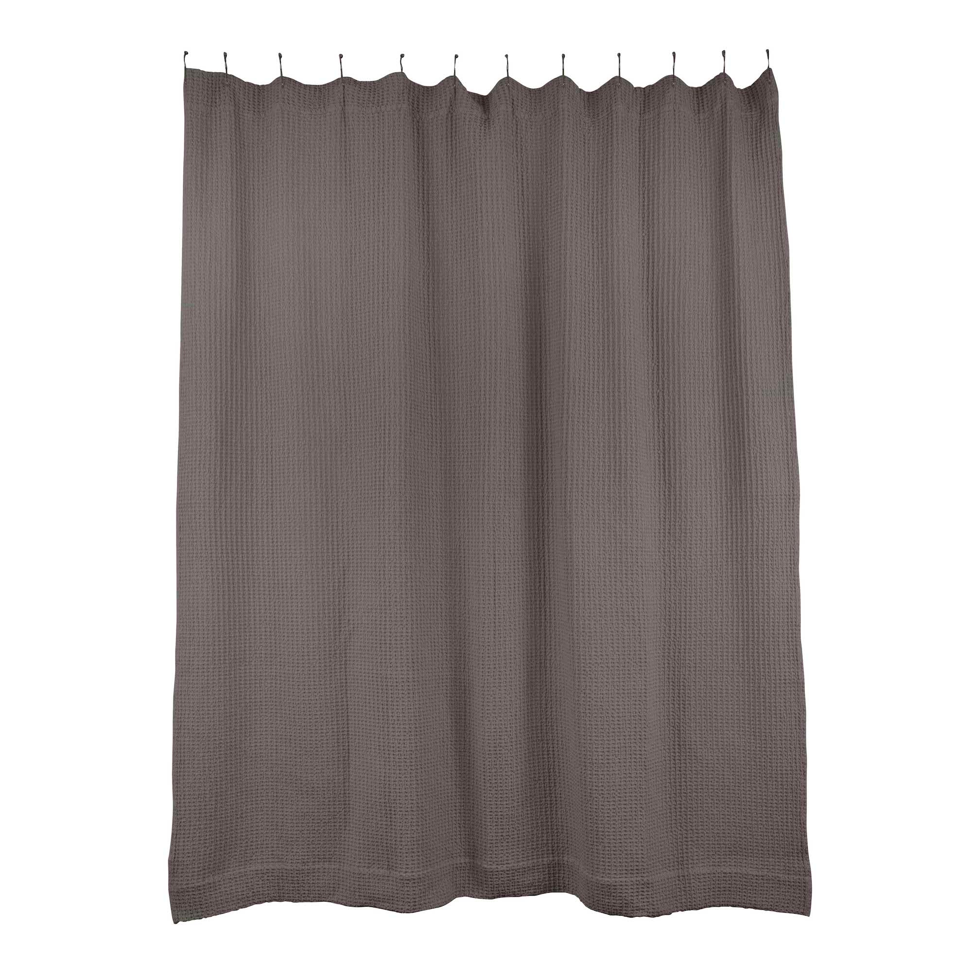 Shop Simple Waffle Shower Curtain in Various Colors Burke Decor