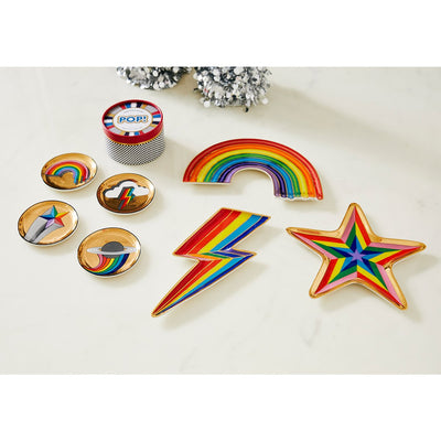 product image for dripping rainbow trinket tray 6 58