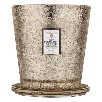 product image for gilt pomander hinoki 3 wick hearth candle 2 31