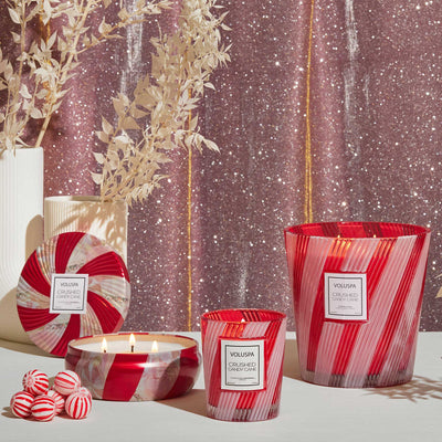 product image for crushed candy cane 3 wick hearth candle 3 77