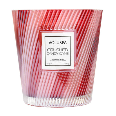 product image for crushed candy cane 3 wick hearth candle 2 79