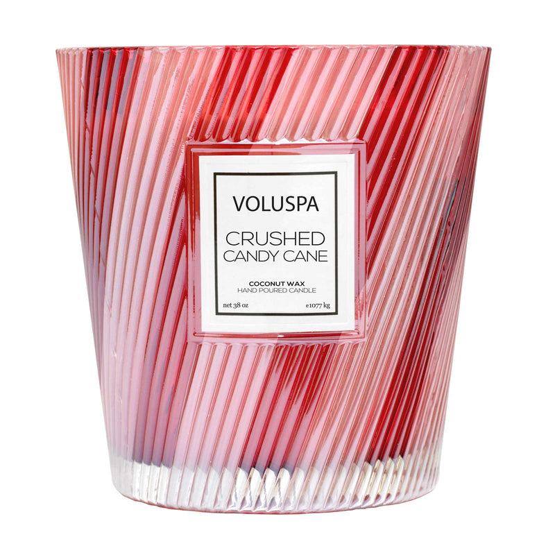 media image for crushed candy cane 3 wick hearth candle 2 223