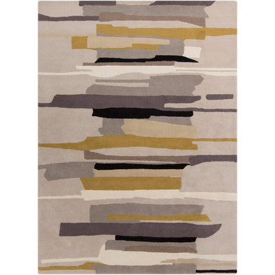 product image for Harlequin HQL-8022 Hand Tufted Rug in Medium Gray & Khaki by Surya 21