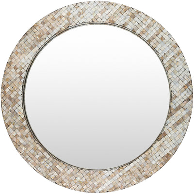 product image for Hornbrook HRN-002 Round Mirror in Grey by Surya 96
