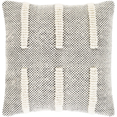 product image for Harlow HRW-001 Hand Woven Pillow in Beige & Black by Surya 96