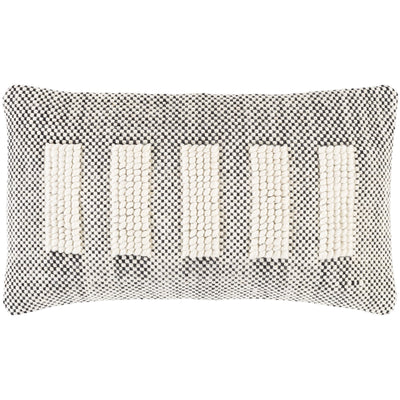 product image of Harlow HRW-003 Hand Woven Lumbar Pillow in Beige & Black by Surya 527