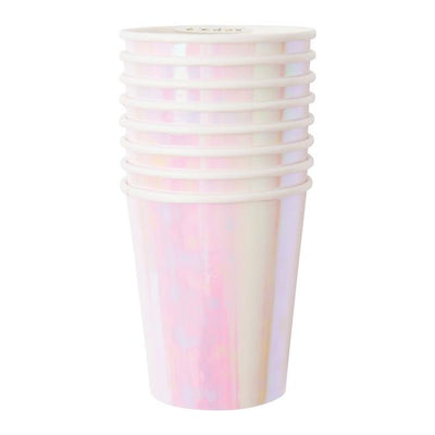 product image for iridescent party cups by meri meri 2 85