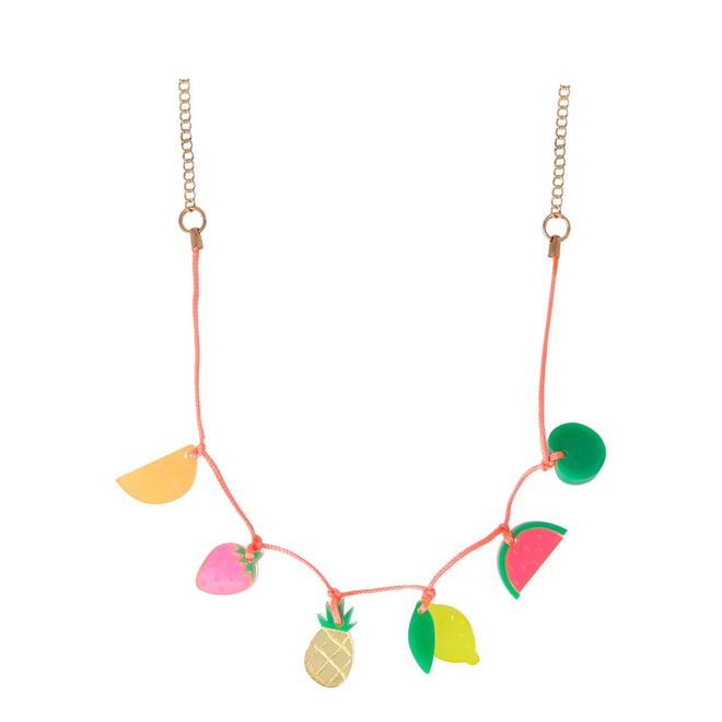 media image for fruit charm necklace by meri meri 1 247