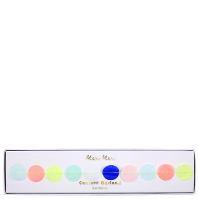 product image for rainbow confetti garland by meri meri 2 38