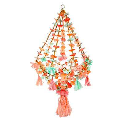 product image for neon gold fabric chandelier by meri meri 1 42