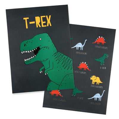 product image of dinosaur art prints by meri meri 1 592