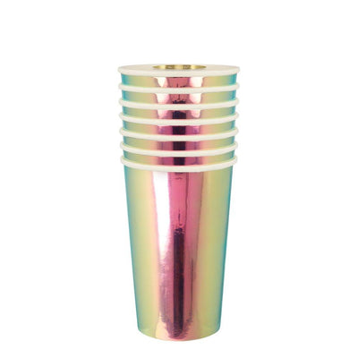 product image for oil slick highball cups by meri meri 2 55
