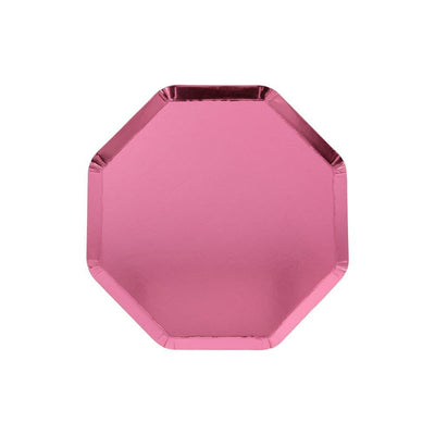 product image of metallic pink cocktail plates by meri meri 1 59