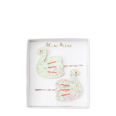 product image of swan hair slides by meri meri 1 576